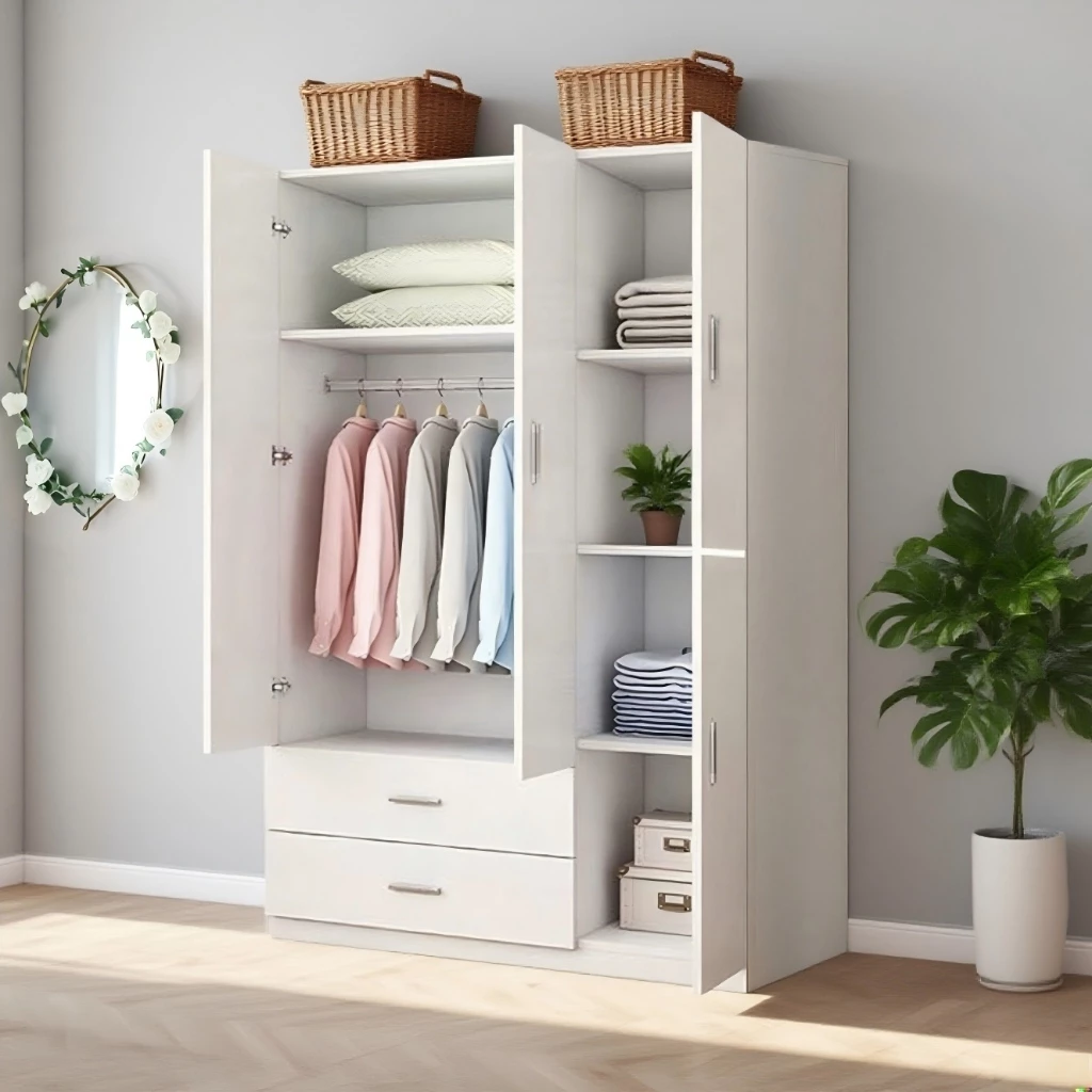 41% OFF EXINHOME Bedroom Multifunctional Cabinet For Clothes Wardrobe Small Home Simple Modern Cabinet