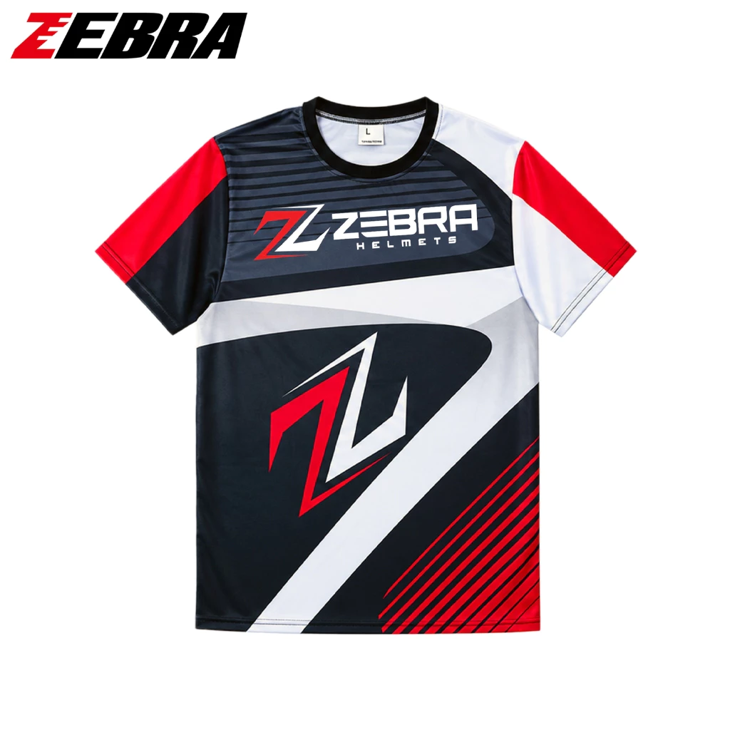 50% OFF Zebra Helmets Official Full-Sublimation Graphic Riding T-Shirt (2605)