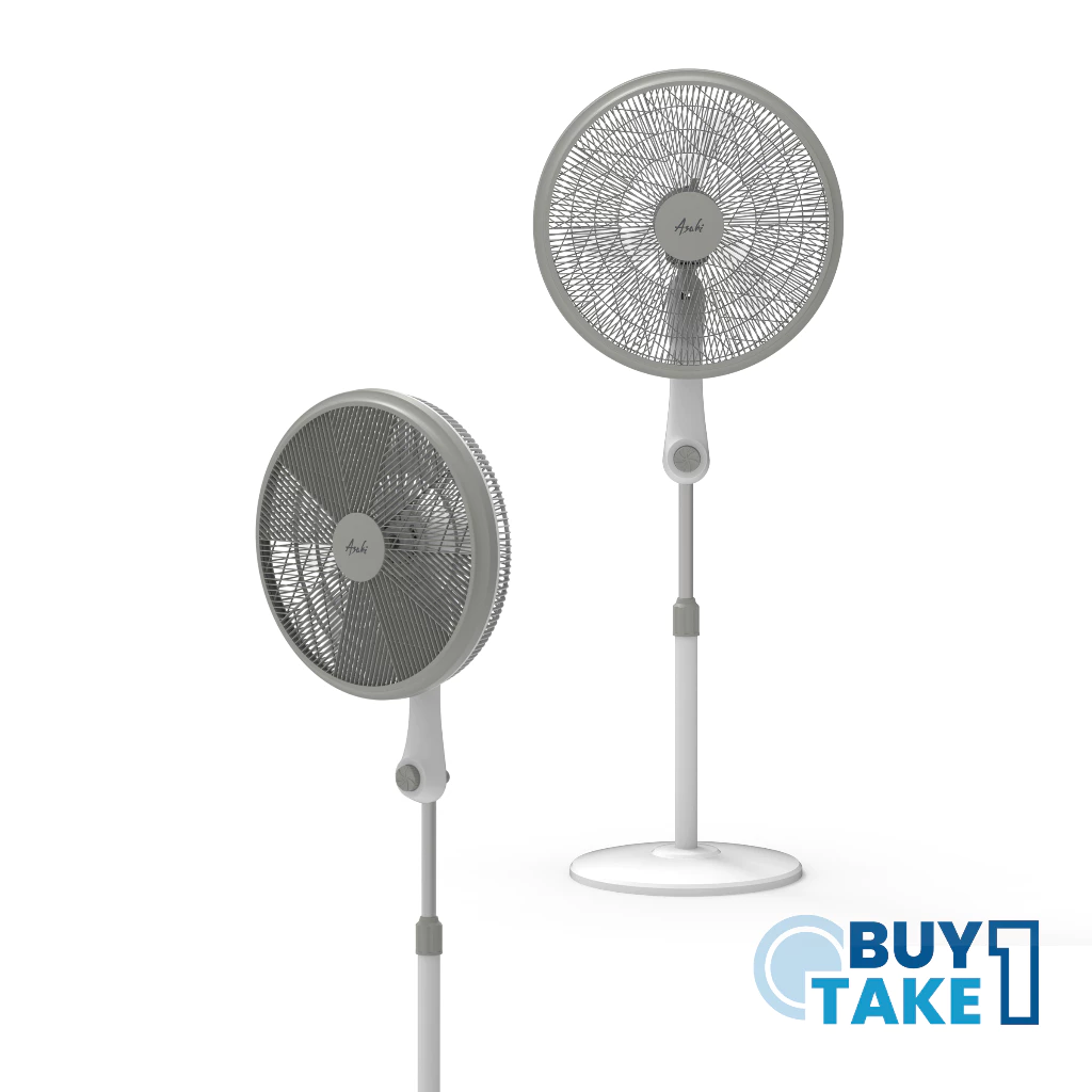 Asahi Buy One Take One PG 8083 18” Plastic Rust-Proof Grill Power Fan
