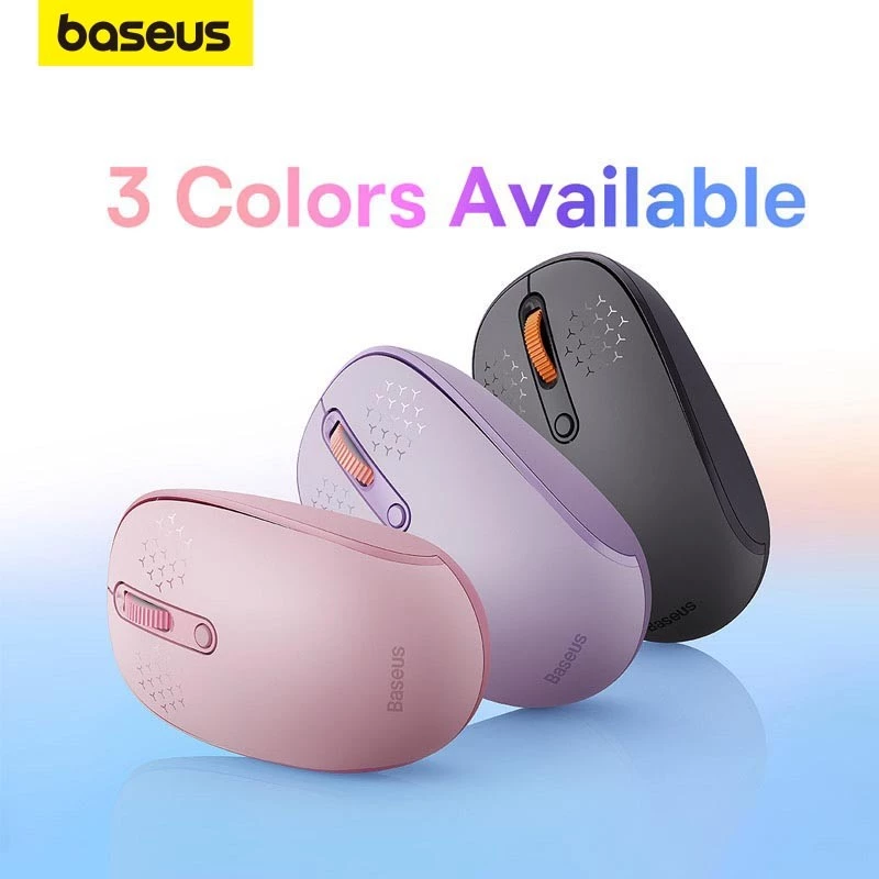 61% OFF【24-Month Warranty】Baseus Tri-Mode Bluetooth Wireless Mouse For Tablet Laptop Silent Mouse with 2.4GHz Optical Ergonomic P