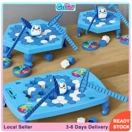 12% OFF Large Ice Breaking Penguin Game Parent Child Interactive Toys Board Puzzle Game for Kids Toys