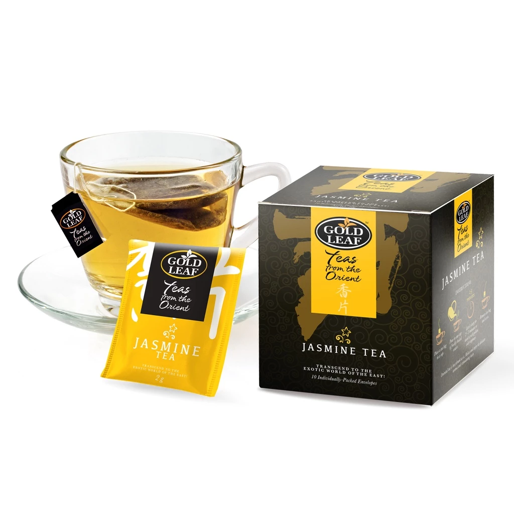 55% OFF 60 Teabags Gold Leaf Oriental Teas Collection (Green, Jasmine, Oolong, Milk Oolong, Brown Rice)