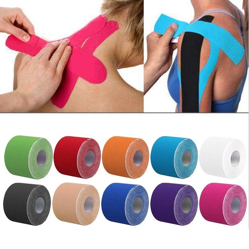 47% OFF 1 Roll Kinesiology Muscle Protector Tape Sports Athletic Elastic Physio Gym Fitness Tape