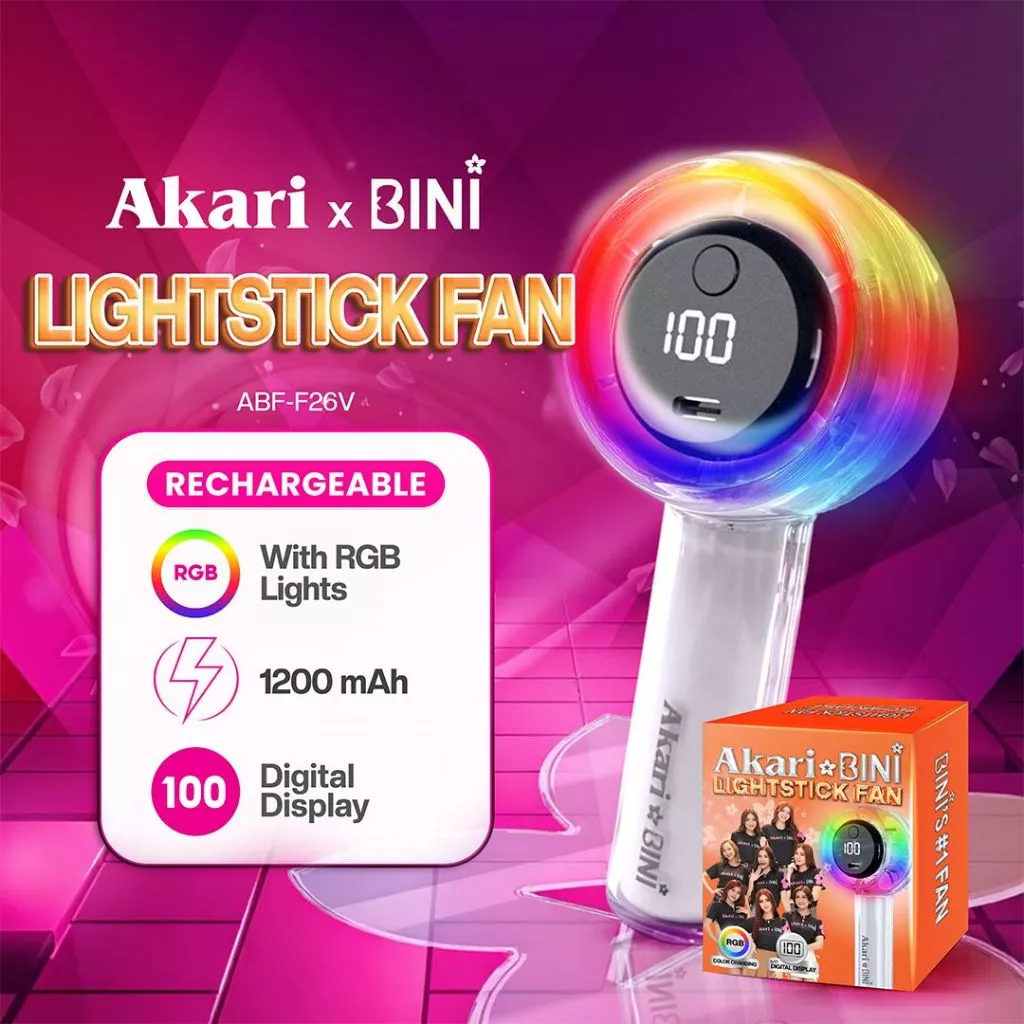 35% OFF AkariXBini: (ABF-F26) Akari Lightstick Fan