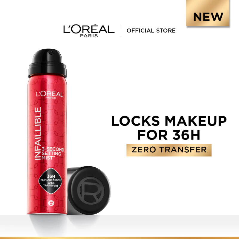6% OFF LOreal Paris Infallible 3-Second Setting Mist - Locks makeup for 36h of long wear