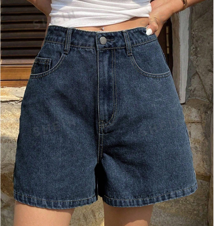10% OFF DAZY Summer New Loose Casual Distressed Women Denim Shorts Jorts