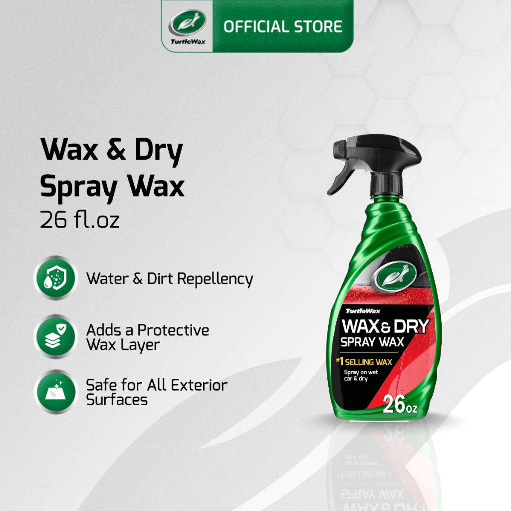 20% OFF Turtle Wax Wax & Dry Spray Wax Q&E 26 fl.oz T9