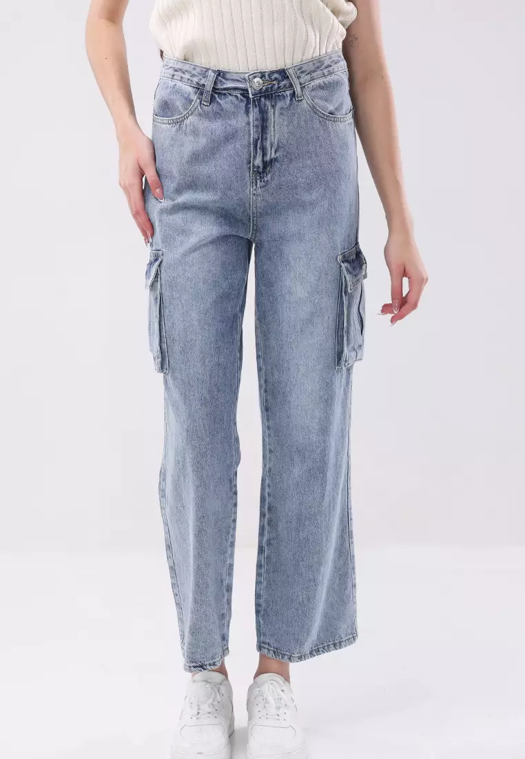 35% OFF Redgirl Denim Cargo Pants Ladies
