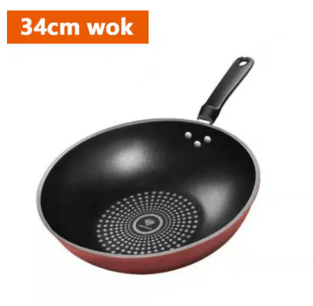 85% OFF 32/34cm Non-stick Diamond pan High Quality Kitchen Iron Frying Pan for Gas Stove induction Cooker