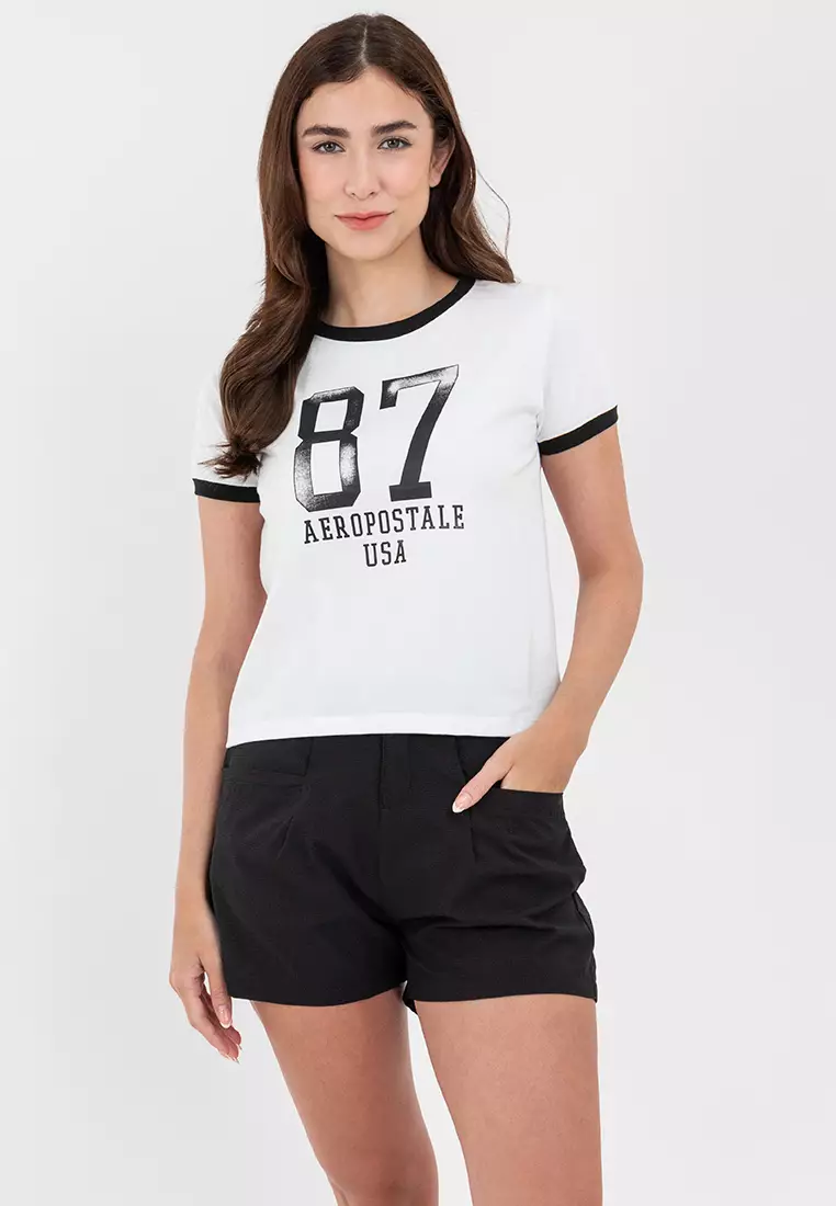 30% OFF Aeropostale Ladies Comfort Fit Ringer Tee