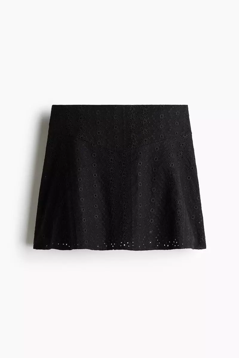 75% OFF Broderie anglaise mini skirt