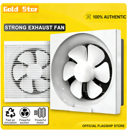 75% OFF Goldstar Exhaust fan wall exhaust fan powerful household mute plastic square shutter in kitchen and bathroom