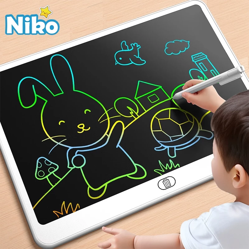 58% OFF NIKO LCD Writing Tablet For Kids Colorful Writing Board Digital Drawing Pad