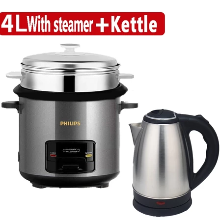 【Buy 1 get 1 free】 Premlum Rice Cooker2L 4L Large Capaclty Automatic MultlCooker Kitchen Appllance