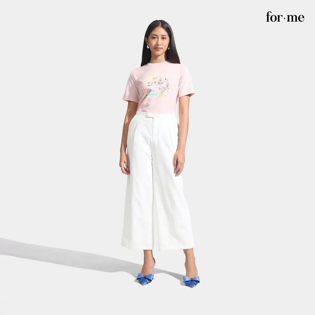 43% OFF ForMe Beauty In Everything City Painting Hybrid Tee T-Shirt For Women