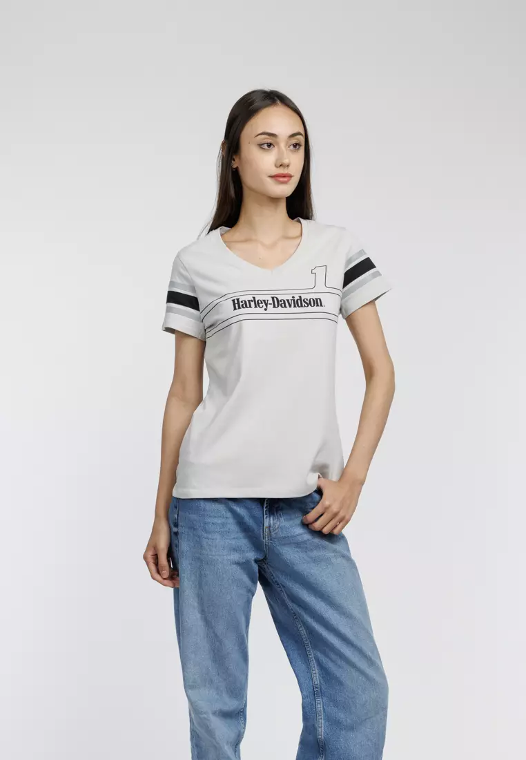 50% OFF Harley-Davidson #1 Racing Tee with Reflective Stripe