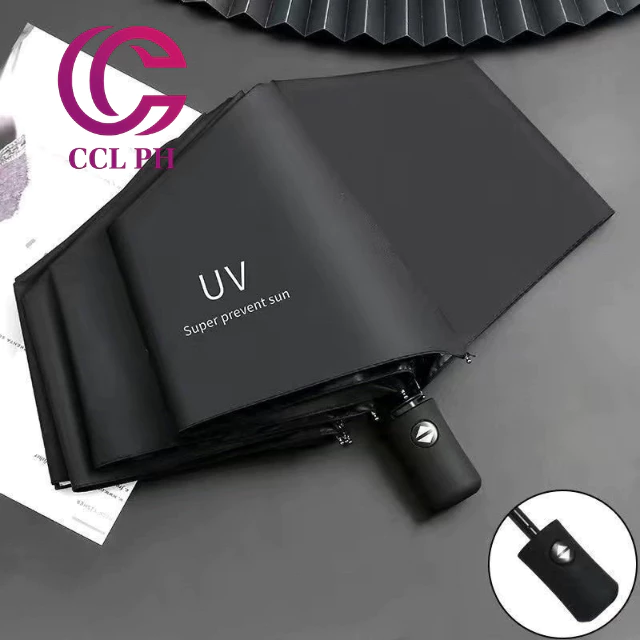 58% OFF CCL PH Umbrella Automatic Sunny Umbrella Anti-ultraviolet Folding Umbrella Men Women UV Design
