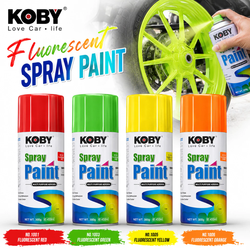 63% OFF KOBY Fluorescent Spray Paint
