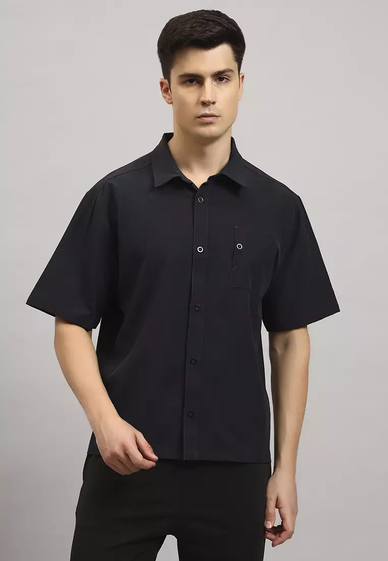 89% OFF Fitleasure Men's Flex Short Sleeve Workwear Grey Shirt