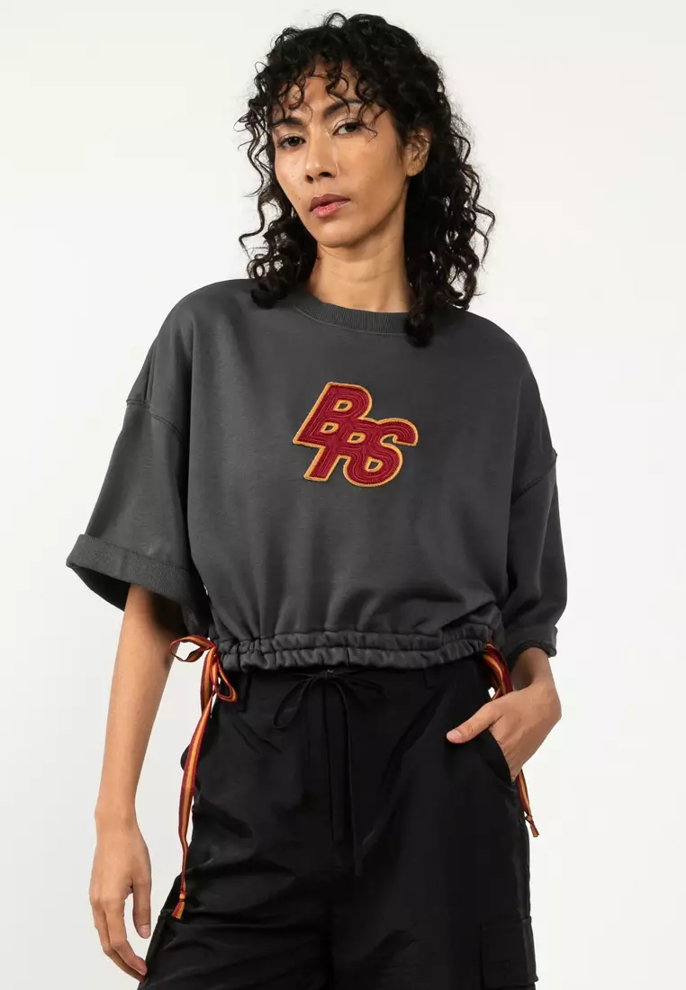53% OFF Nike Sportswear Phoenix Fleece Short-Sleeve Cropped French Terry Top