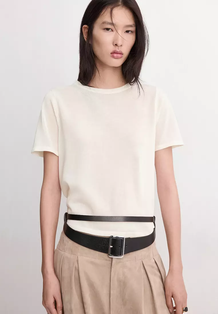 70% OFF Short-Sleeved Knitted Sweater