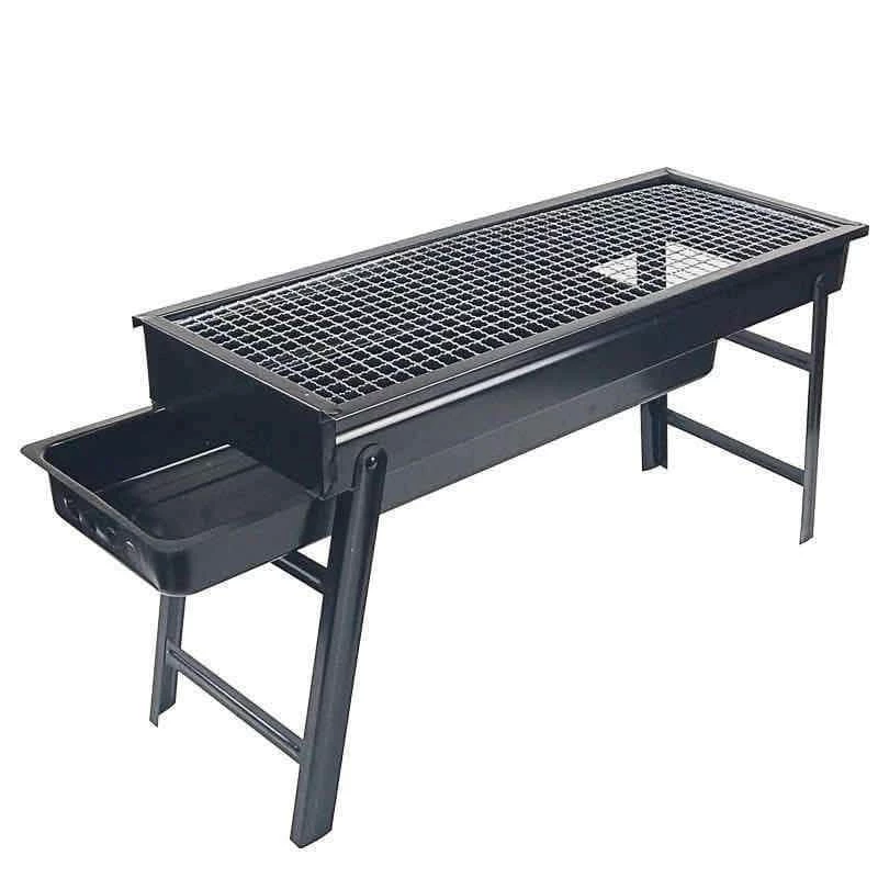 59% OFF Portable Folding Charcoal BBQ Grill - Stainless Steel, Convenient for Travel