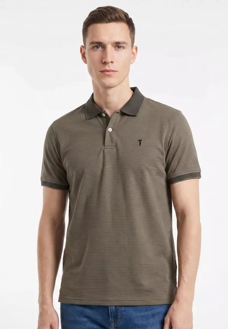35% OFF Collared Shirt Jacquard