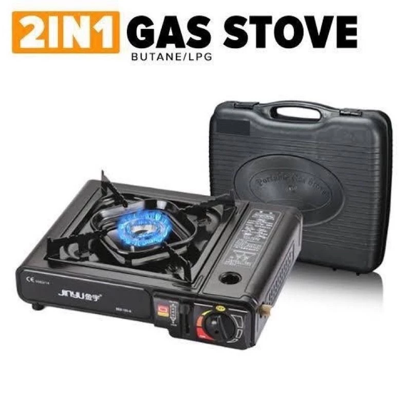 49% OFF ✅100% Original Smilee 2 IN 1 New Portable Butane Gas Stove Mini Camping