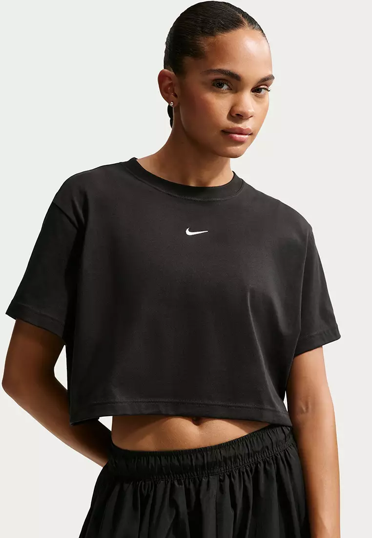 28% OFF NIKE Sportswear Loose Short-Sleeve Cropped T-Shirt