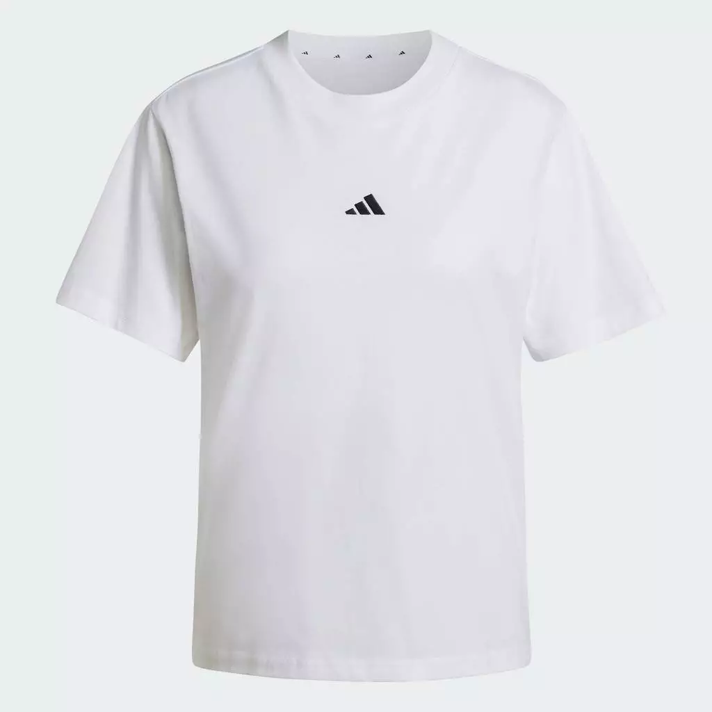 31% OFF adidas Lifestyle Essentials Small Logo Cotton Tee Women White JC5944