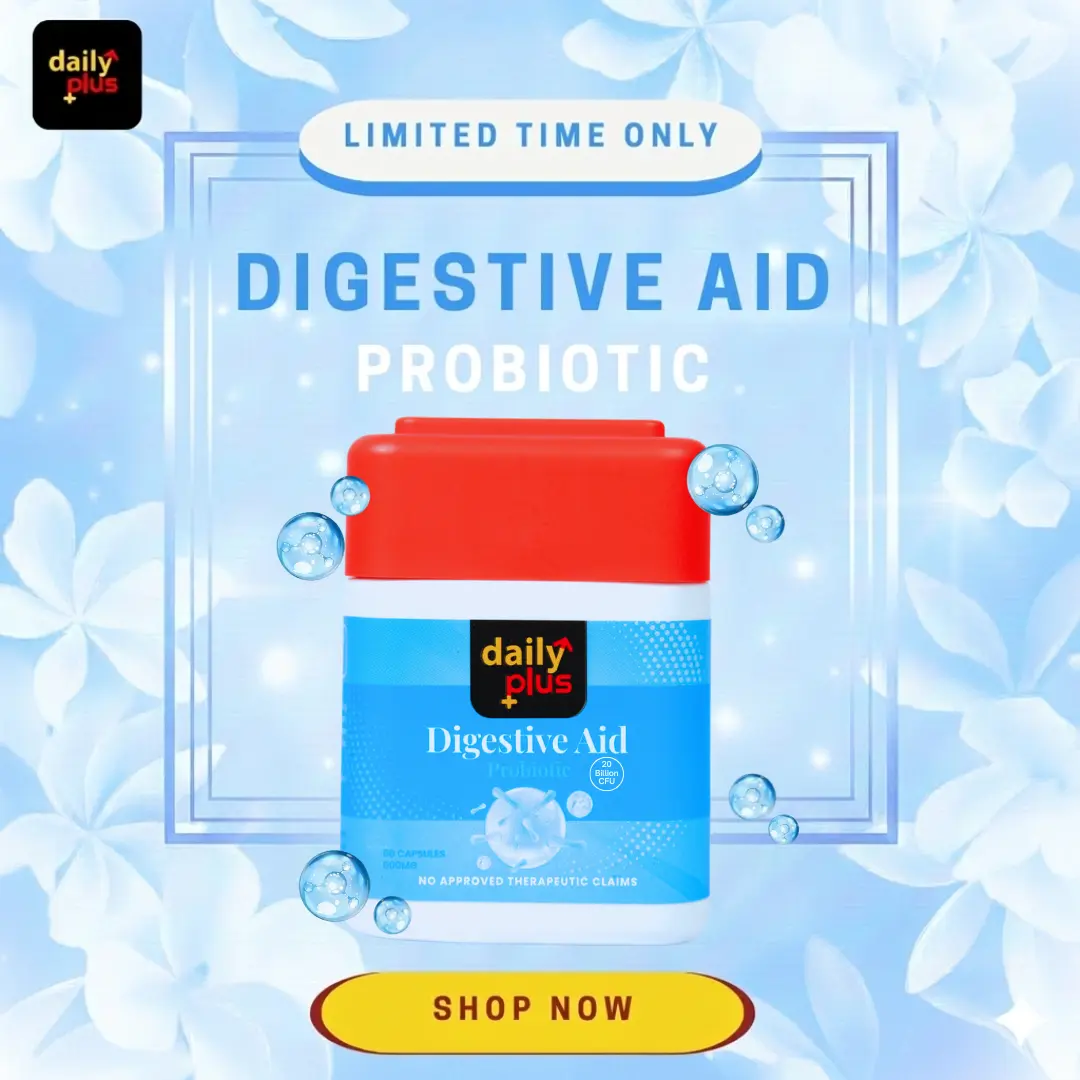 54% OFF Daily Plus Probiotic helps in Digestive Aid Supplement Capsule