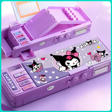 85% OFF Sanrio Multi-Function Pencil Case with Large Capacity and Coded Lock