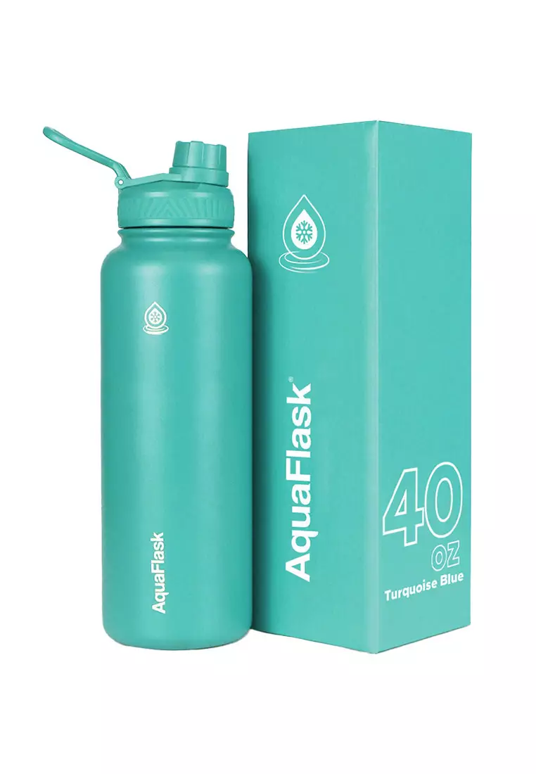 72% OFF 40oz Wide Mouth Water Bottle Turquoise Blue