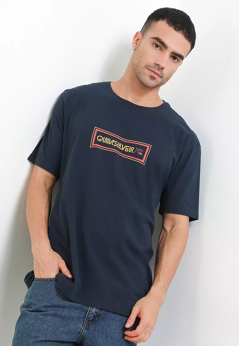84% OFF Quiksilver Warped Front Tee