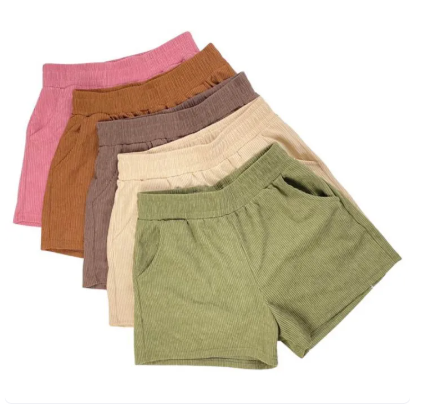 43% OFF Basic corduroy shorts for women with sizes