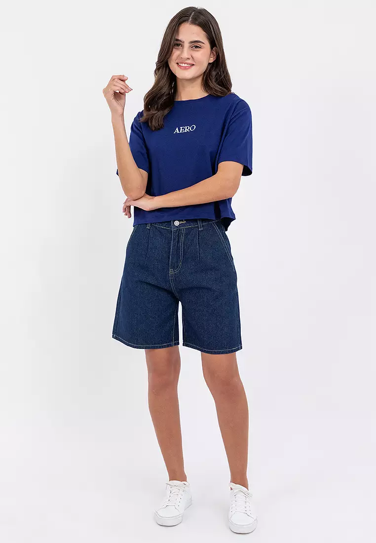30% OFF Aeropostale Ladies Brand Logo Boxy Tee
