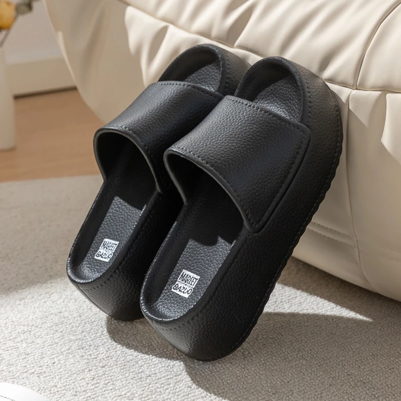 47% OFF Thick-soled slippers for women, fashionable Korean style slippers, hot sale