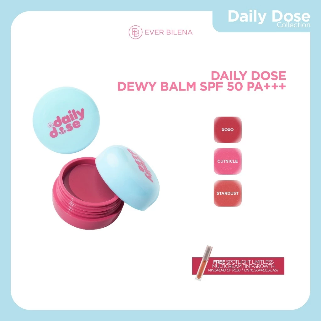 34% OFF EB Daily Dose Dewy Balm SPF 50 PA+++ 7.5g [Lip Balm, Lip Care, Multiuse, Balm & BLush with Sun prote