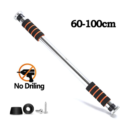 44% OFF 【Max Support 100KG】Doorway Pull Up Bar Home Gym Adjustable for 60-100cm Horizontal Bars Fitness