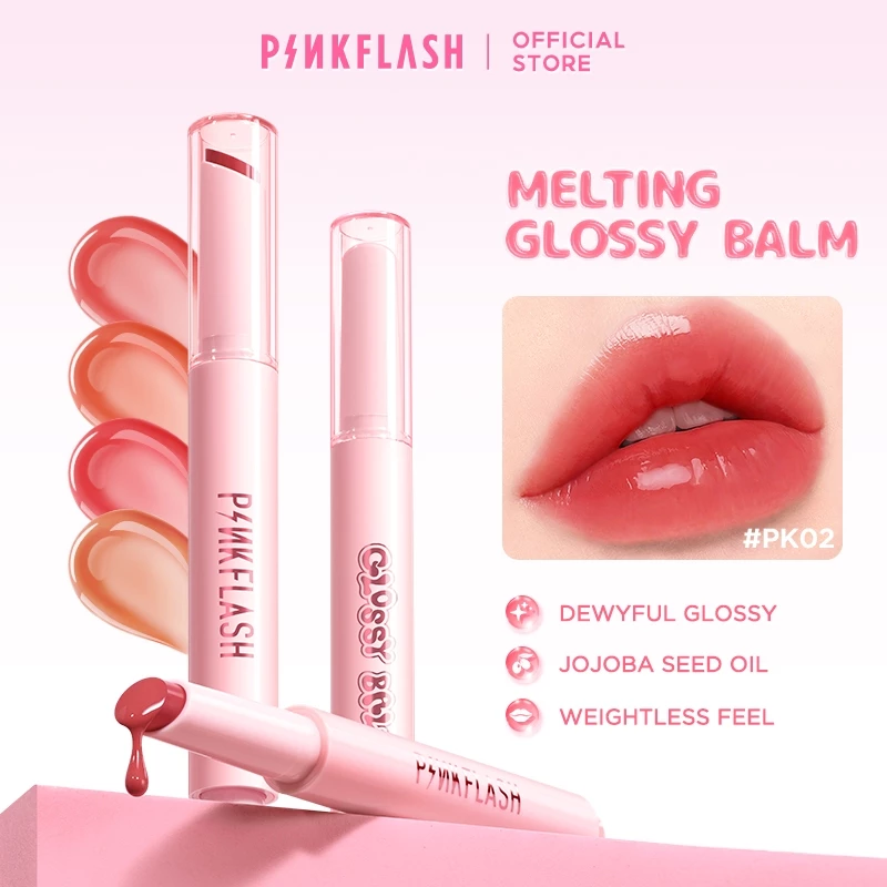 83% OFF PINKFLASH Lip Gloss Balm Dewyful Glossy Long-lasting Moisture Liptint
