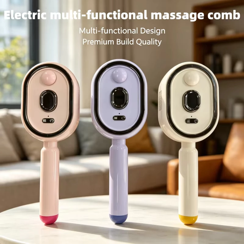 32% OFF Electric Steam Hair Brush Spray Massage Comb Anti-static Self-cleaning Hairbrush Hair Oil Applicator Girls Hair Care No Residue
