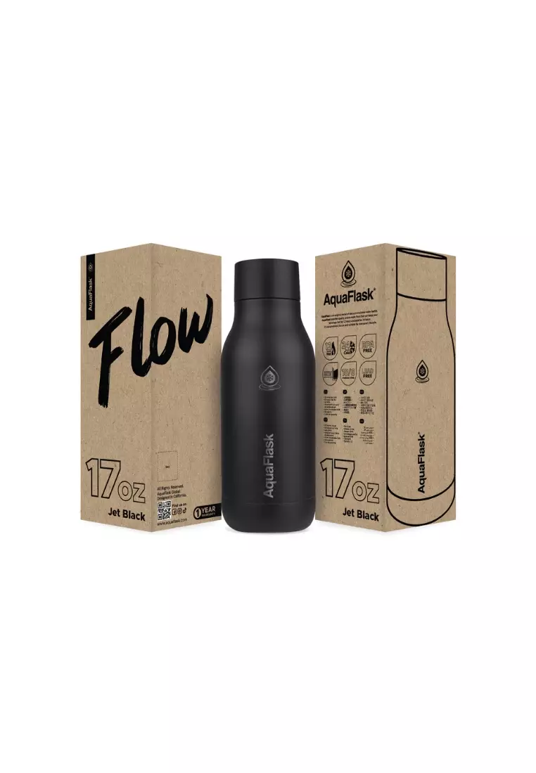 67% OFF 17oz Jet Blk Flow Collection Stainless Steel Water Bottle