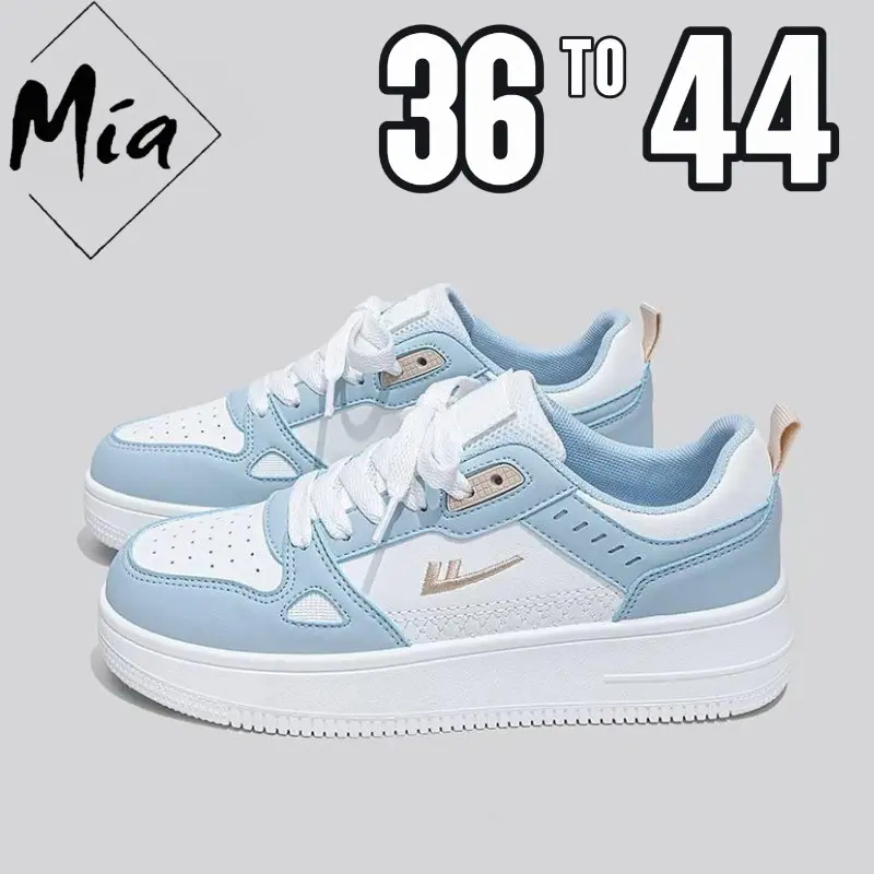 62% OFF MIA_ Shoes Casual thick sole white sneakers for running shoe leather/rubber materials for Men Women