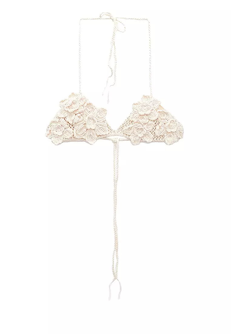 25% OFF ZARA Floral Applique Top