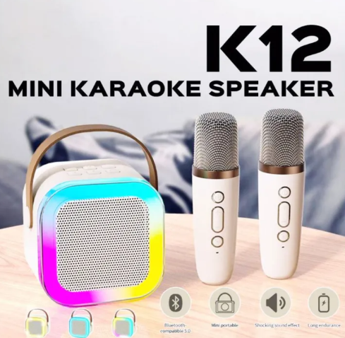 86% OFF K12 Mini High End Wireless Audio Mini Home With 1 Microphones Professional Karaoke Speaker