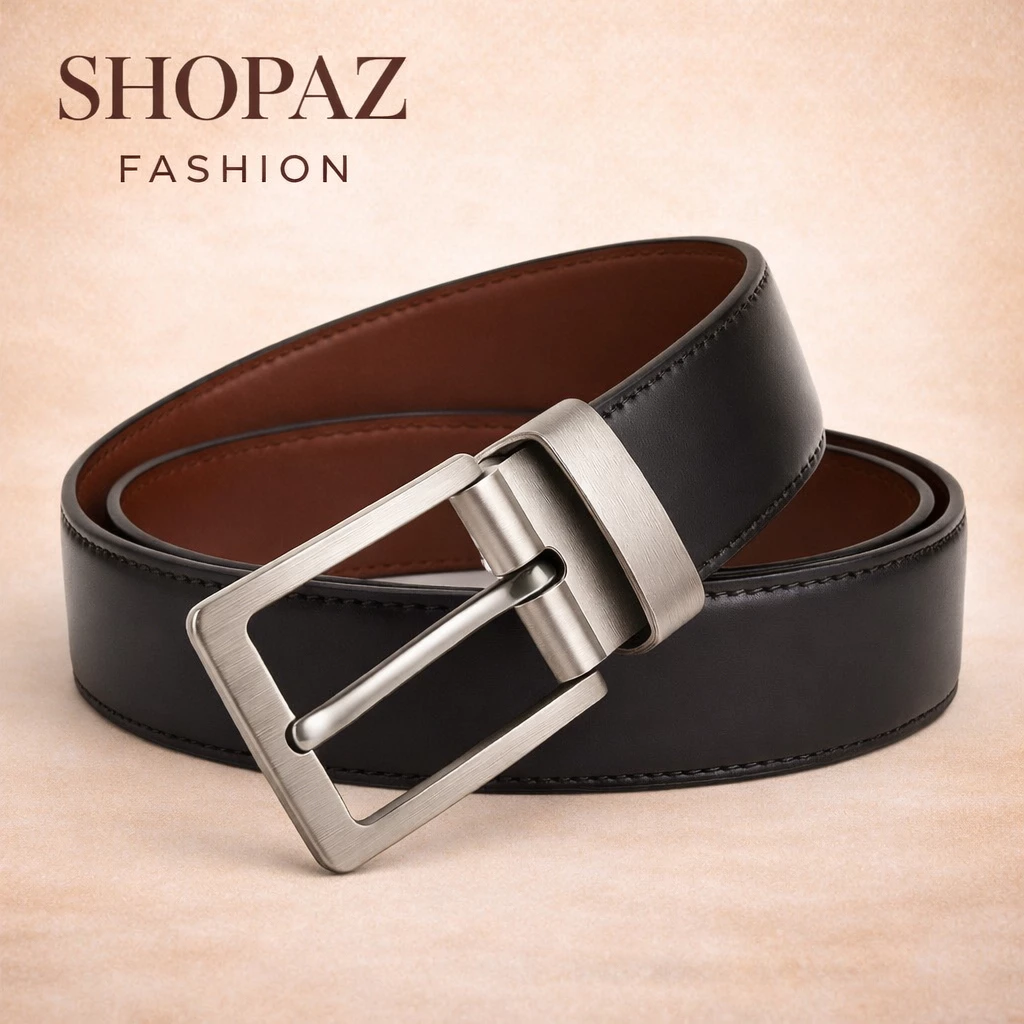 71% OFF SHOPAZ Twisted Leather Belt for Men Cowhide Leather Belt Fit up to 40 inches