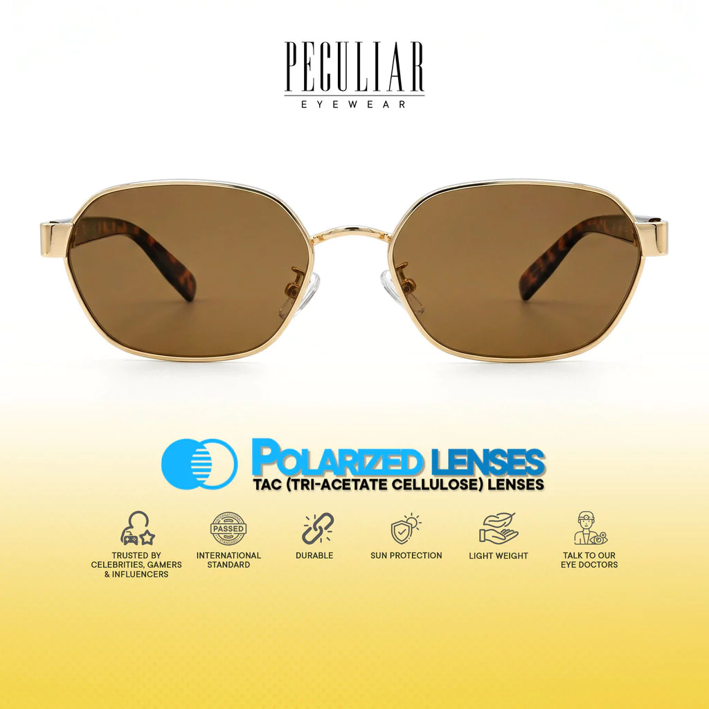 51% OFF Peculiar Dana Hexagon Sunglasses Polarized TAC UV400 & Anti-Rad Replaceable Frames for Men Women