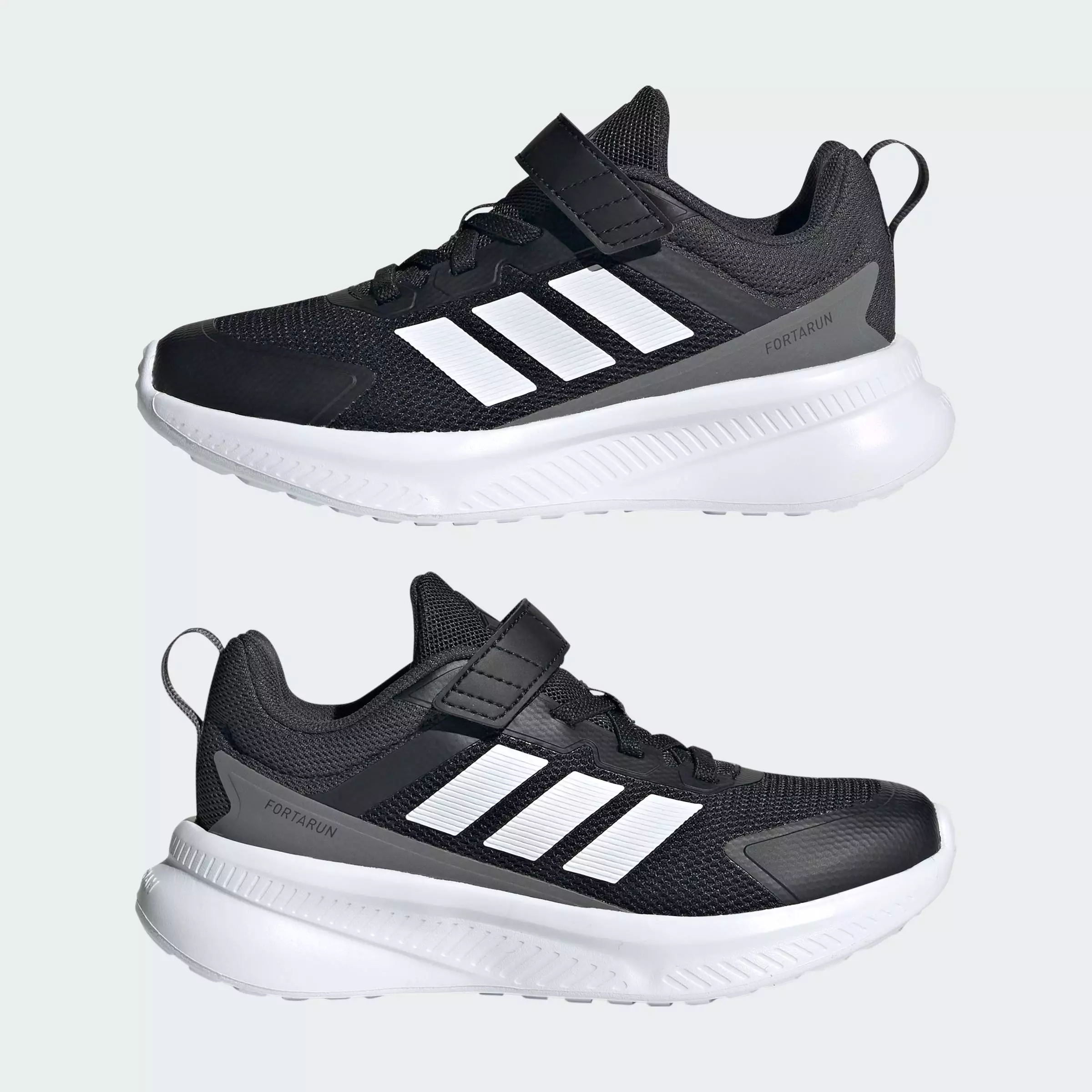 5% OFF Lifestyle Fortarun 4.0 Shoes Kids Unisex Black JQ5193