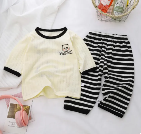 51% OFF Breathable Cartoon Dinosaur Sleepwear Long Sleeve Pajama For Kids Terno Set For Boys Girls Pajama Terno Pants Set Summer Kids Short Sleeves Pajama Set Terno Kids For Kids Boys' Clothes