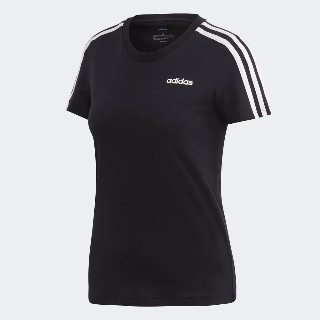 adidas Lifestyle Essentials 3-Stripes Tee Women Black DP2362